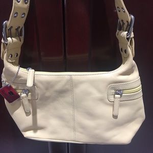 Nice Osgoode Marley Yellow Leather Shoulder Purse